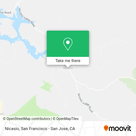 Nicasio map