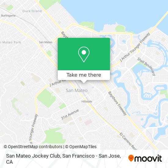 San Mateo Jockey Club map
