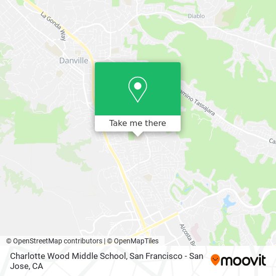 Mapa de Charlotte Wood Middle School