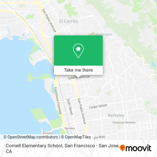 Mapa de Cornell Elementary School