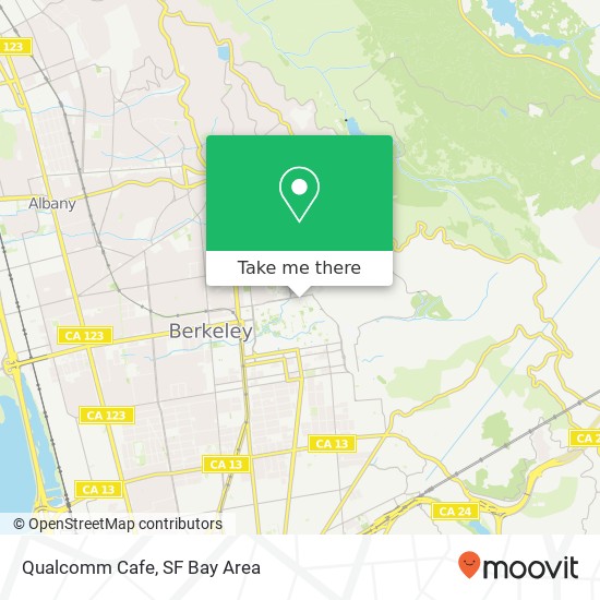 Qualcomm Cafe map