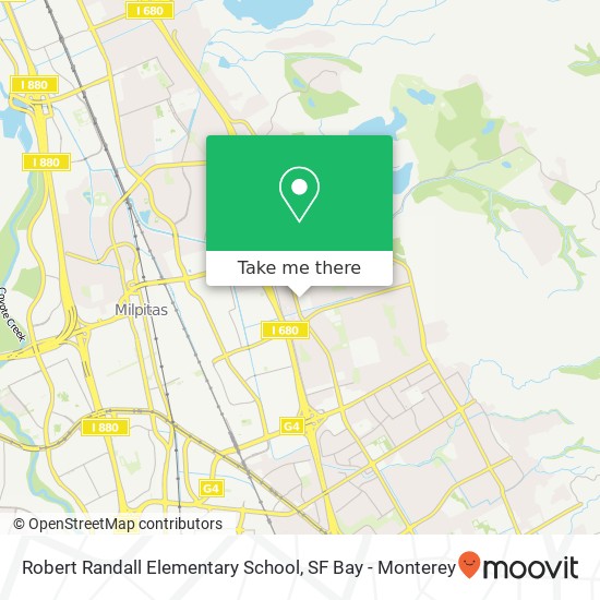 Robert Randall Elementary School map