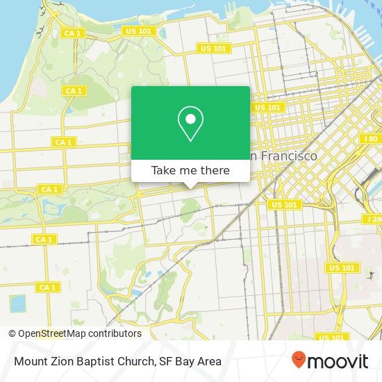 Mapa de Mount Zion Baptist Church