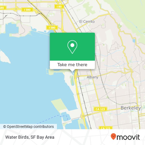 Water Birds map