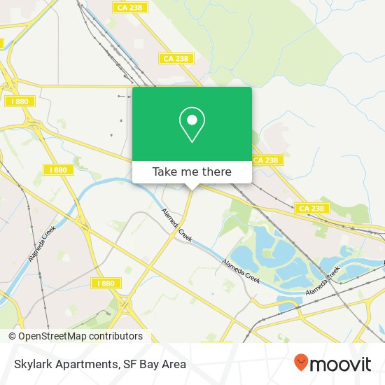 Skylark Apartments map