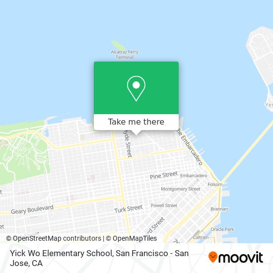 Mapa de Yick Wo Elementary School