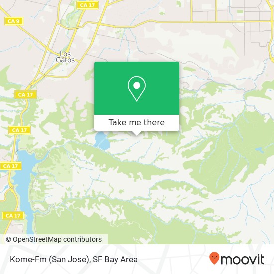 Mapa de Kome-Fm (San Jose)