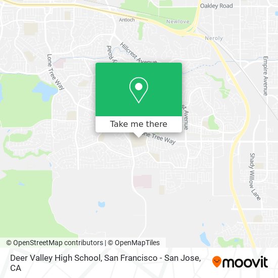 Mapa de Deer Valley High School