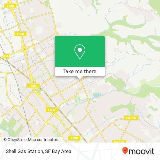 Shell Gas Station map