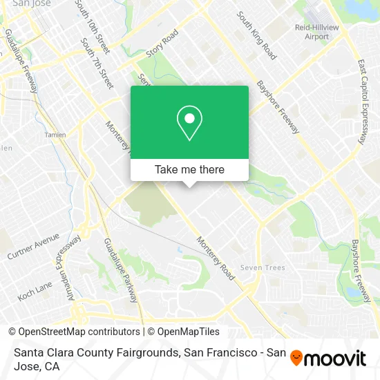 Santa Clara County Fairgrounds map