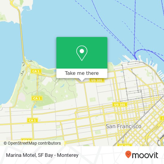 Marina Motel map