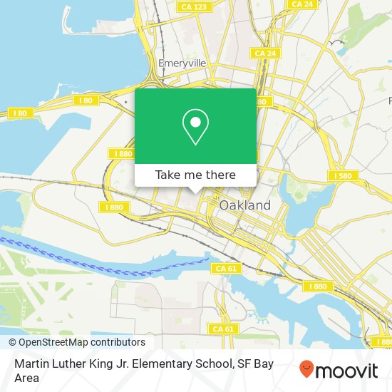 Mapa de Martin Luther King Jr. Elementary School