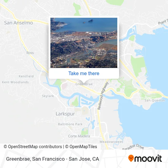 Greenbrae map