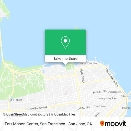 Fort Mason Center map