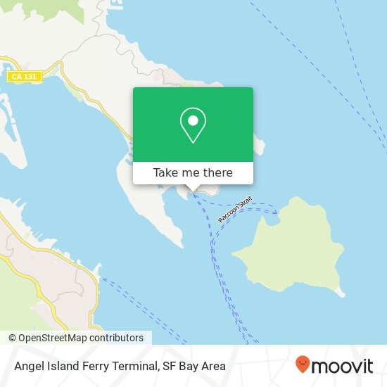 Mapa de Angel Island Ferry Terminal