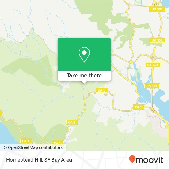 Homestead Hill map