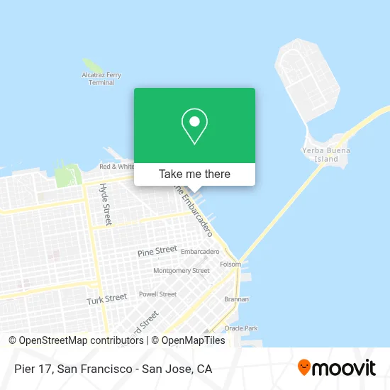 Pier 17 map