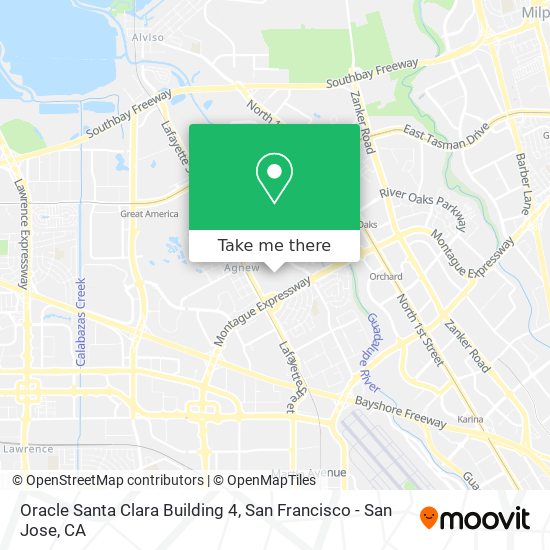 Mapa de Oracle Santa Clara Building 4
