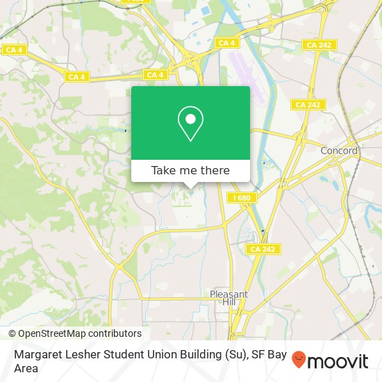 Margaret Lesher Student Union Building (Su) map