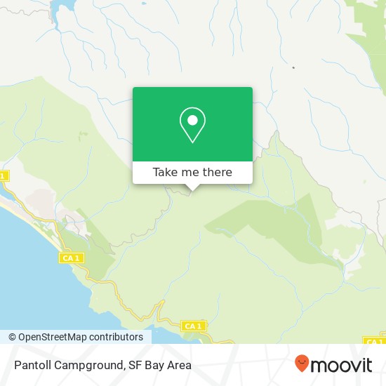 Mapa de Pantoll Campground