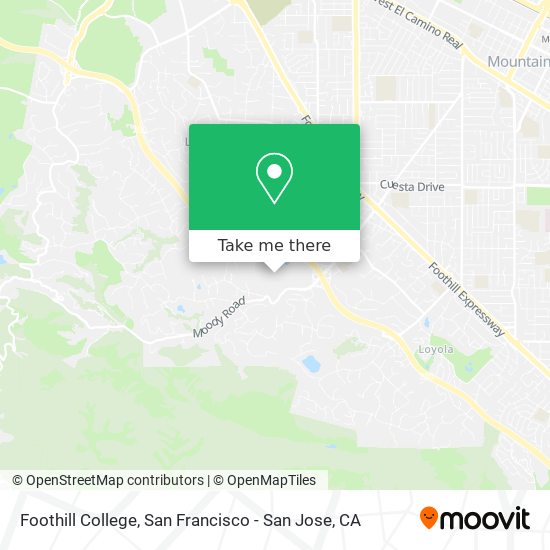 Mapa de Foothill College