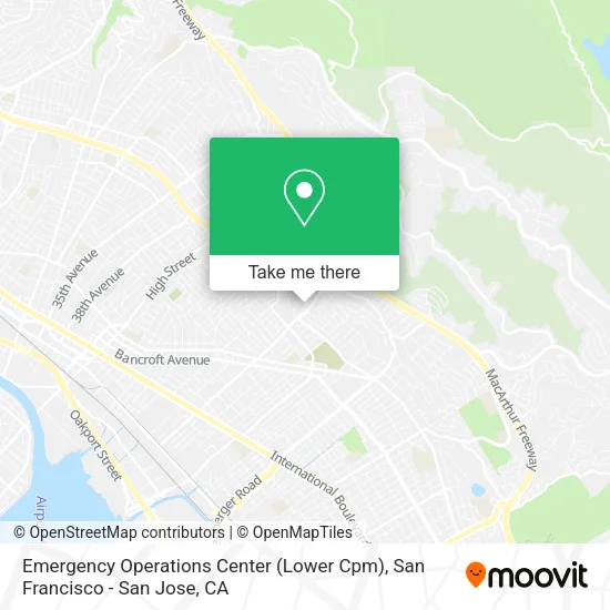 Emergency Operations Center (Lower Cpm) map