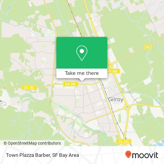 Mapa de Town Plazza Barber