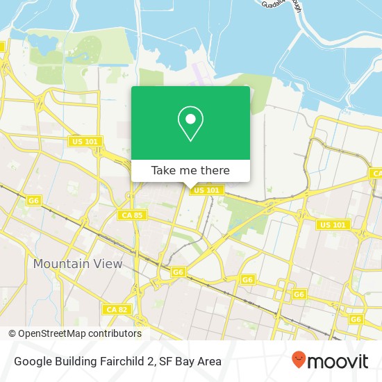 Google Building Fairchild 2 map