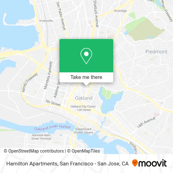 Hamilton Apartments map