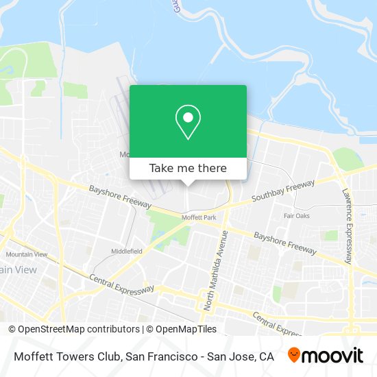 Mapa de Moffett Towers Club