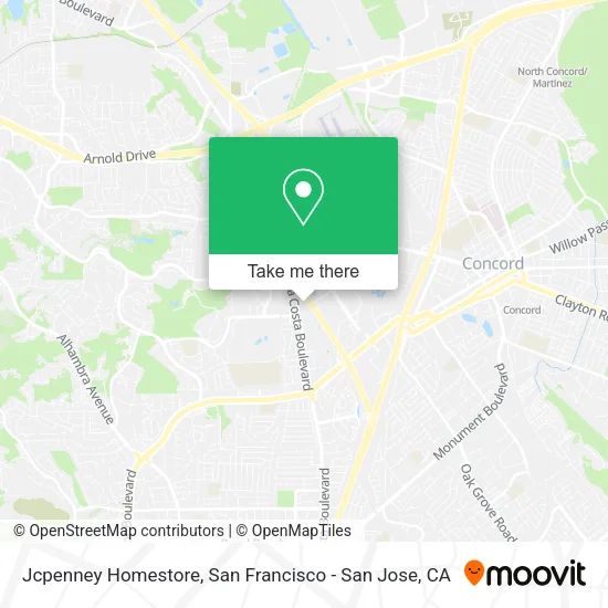 Mapa de Jcpenney Homestore