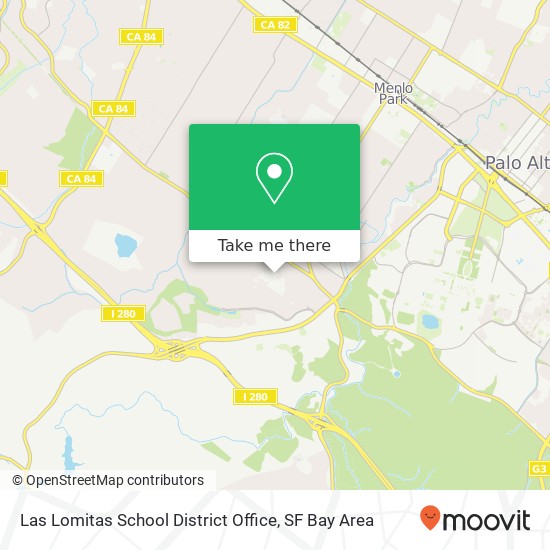 Mapa de Las Lomitas School District Office