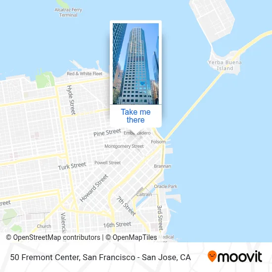 50 Fremont Center map