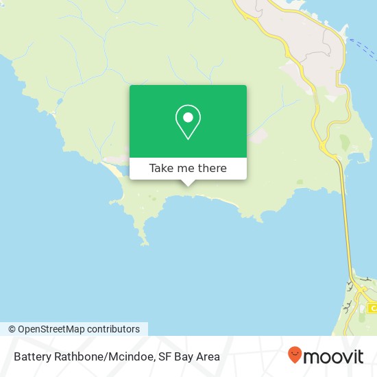 Mapa de Battery Rathbone/Mcindoe