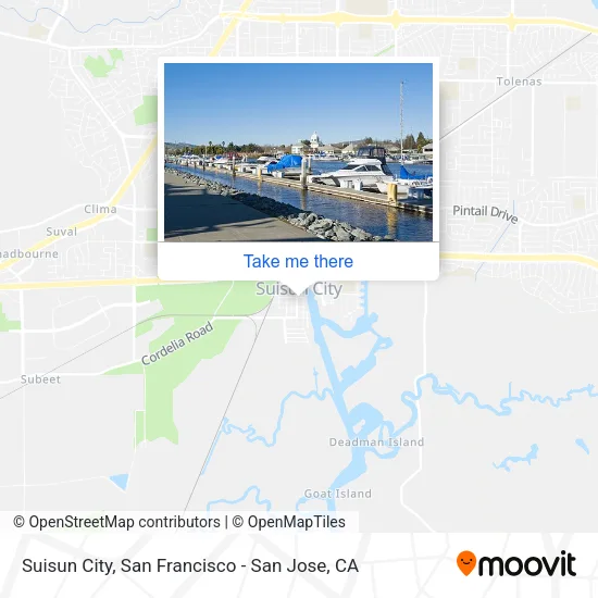 Suisun City map