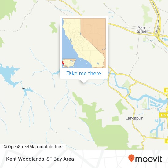 Mapa de Kent Woodlands
