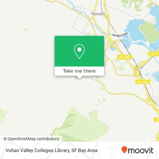 Indian Valley Colleges Library map