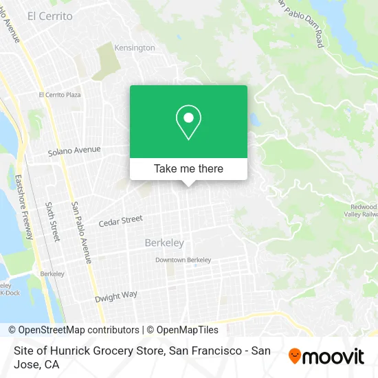 Mapa de Site of Hunrick Grocery Store
