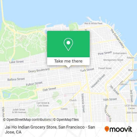 Mapa de Jai Ho Indian Grocery Store