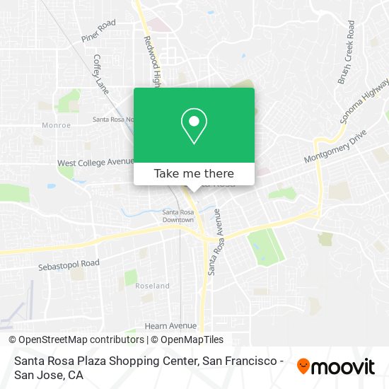 Mapa de Santa Rosa Plaza Shopping Center