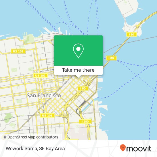 Mapa de Wework Soma