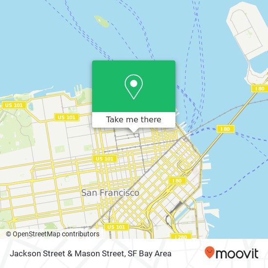 Mapa de Jackson Street & Mason Street