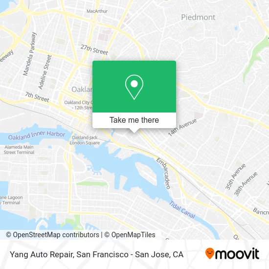 Yang Auto Repair map