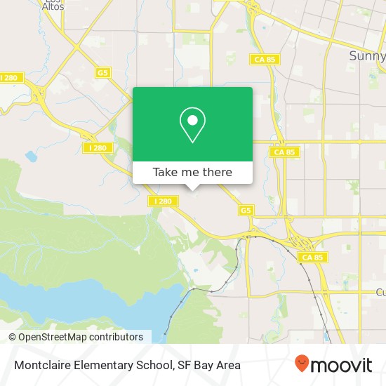Montclaire Elementary School map