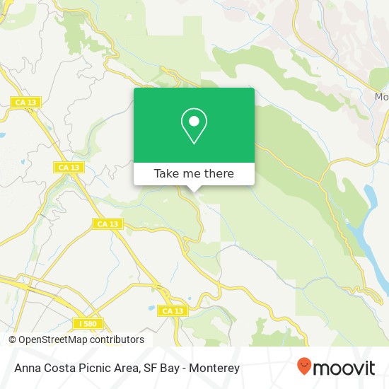 Anna Costa Picnic Area map