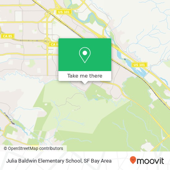 Mapa de Julia Baldwin Elementary School