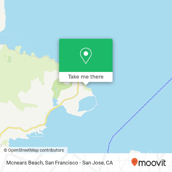 Mcnears Beach map