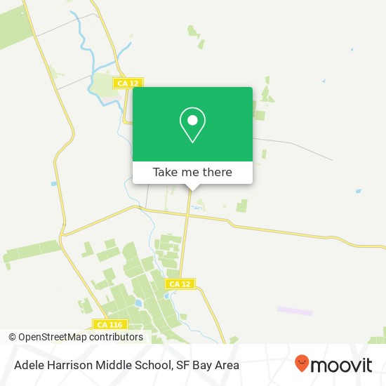Adele Harrison Middle School map