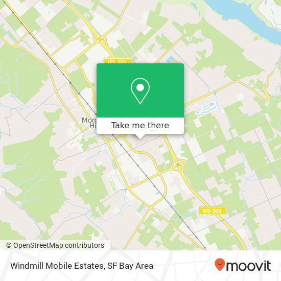 Windmill Mobile Estates map