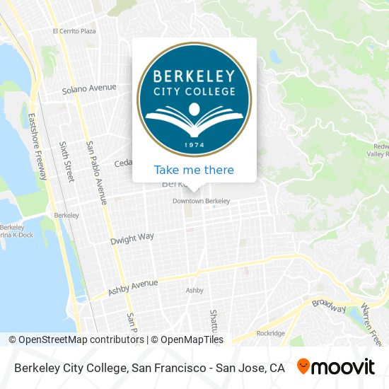 Mapa de Berkeley City College